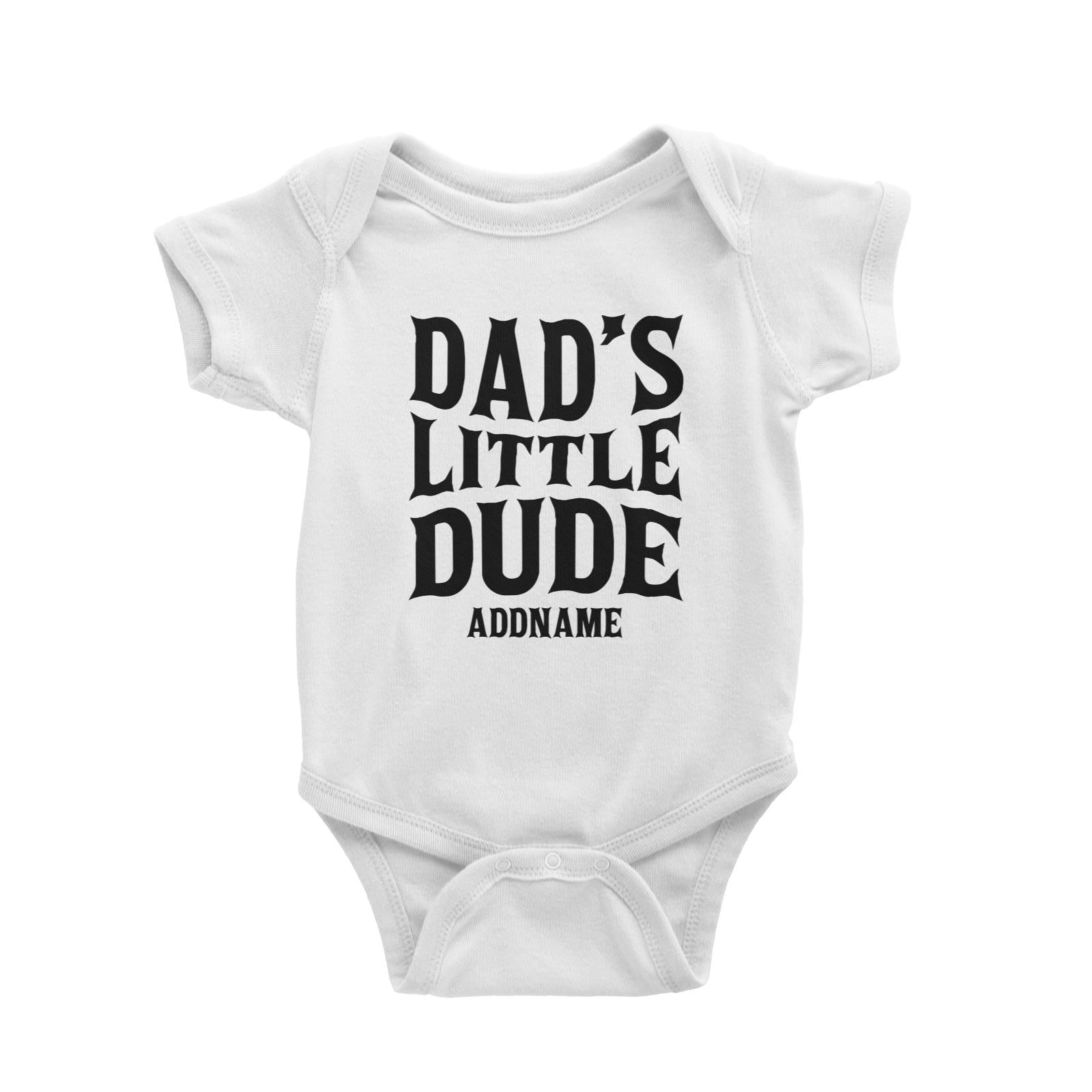Dads Little Dude Baby Romper