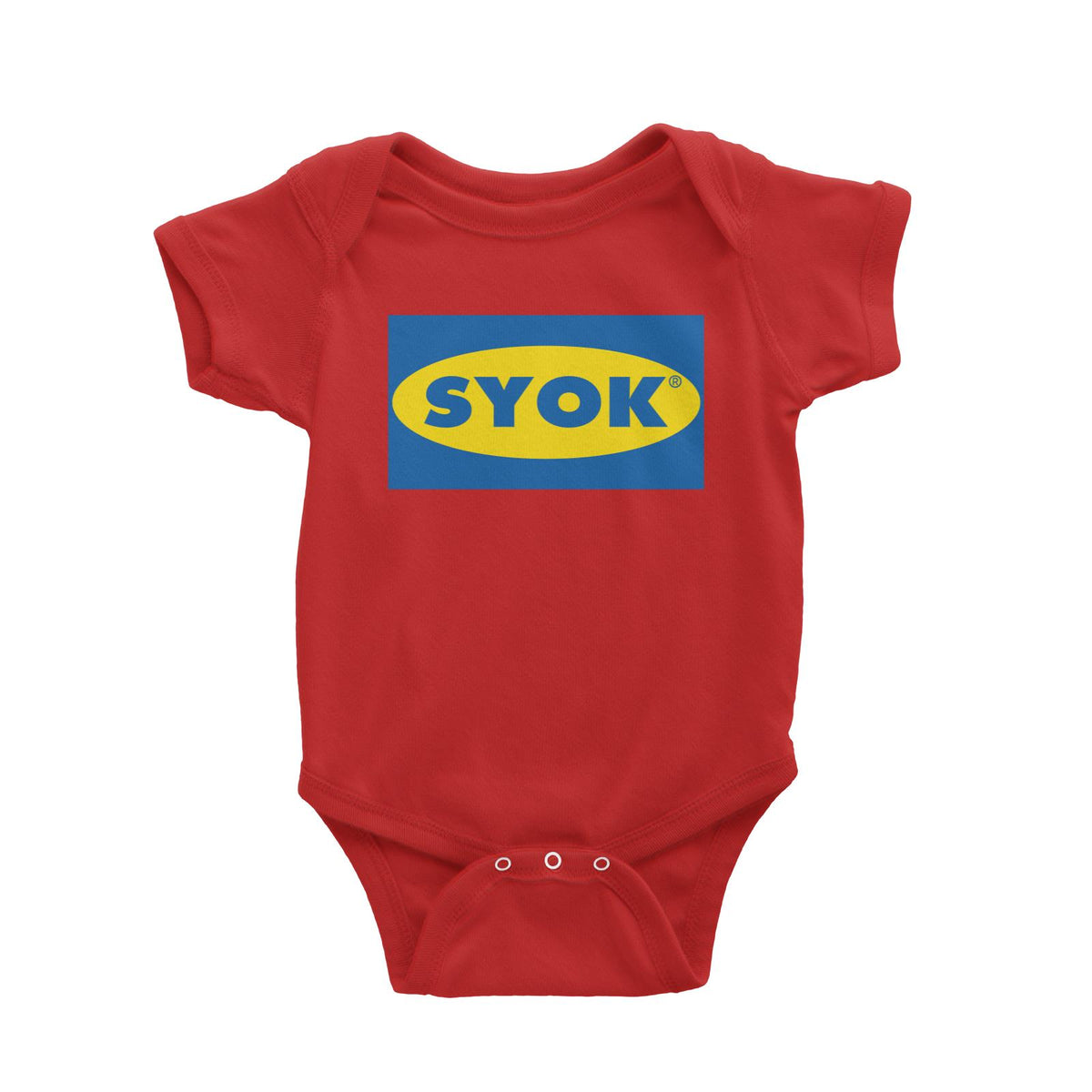 Slang Statement Syok Baby Romper