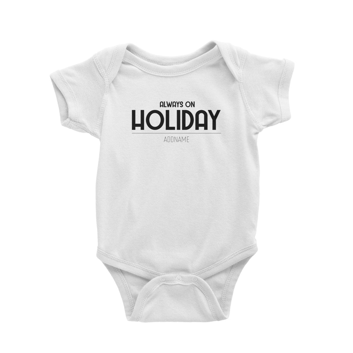 Always On Holiday Baby Romper