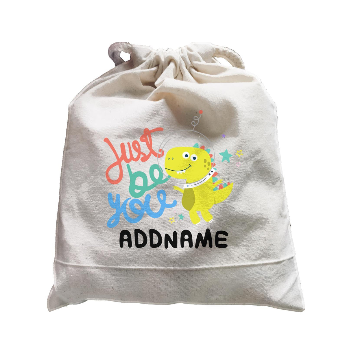 Children&#39;s Day Gift Series Just Be You Space Dinosaur Addname  Satchel