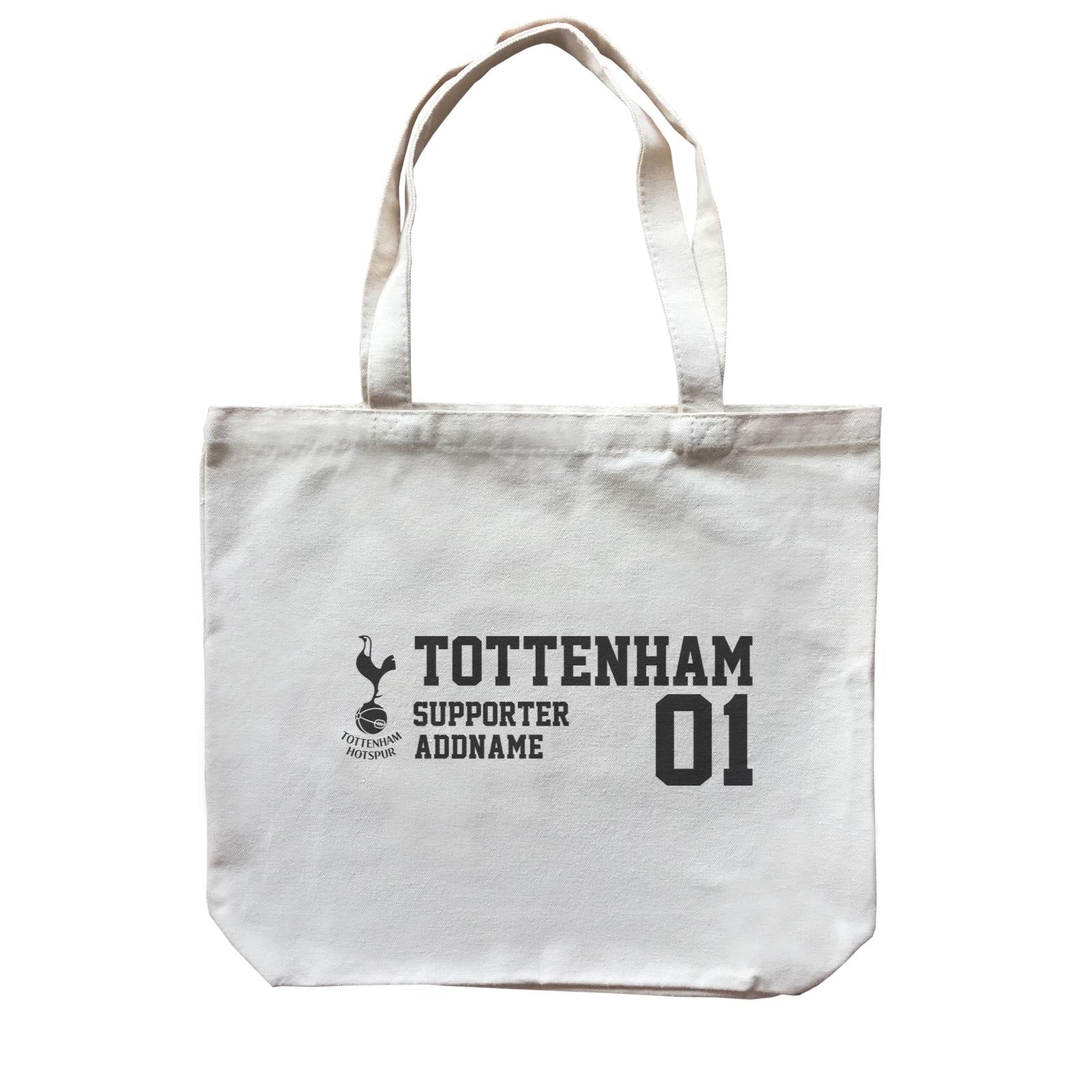 Tottenham Hotspur Football Supporter Accessories Addname Canvas Bag