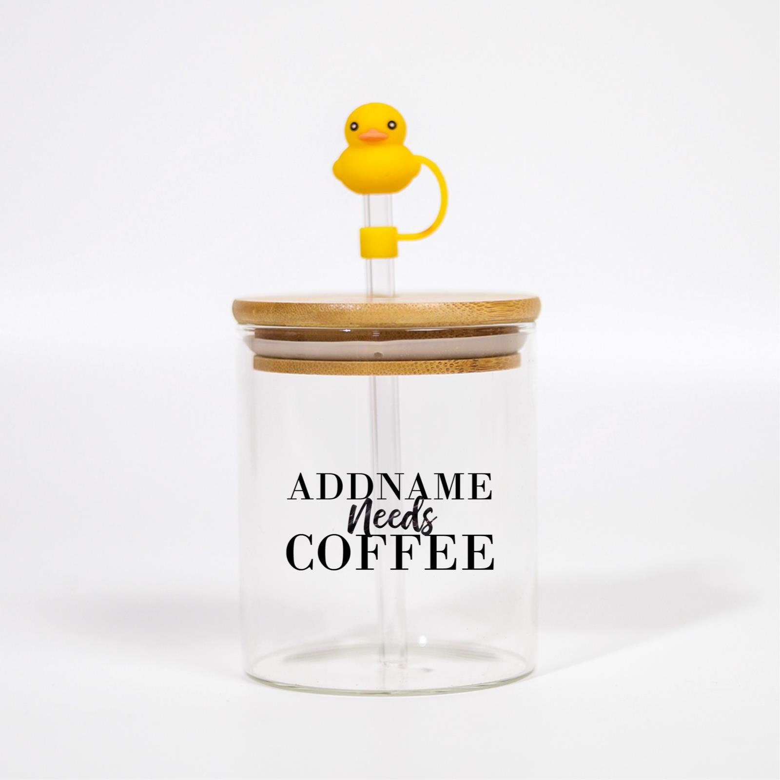 Marble Addname Need Coffee Canicup - Jet With Black Text