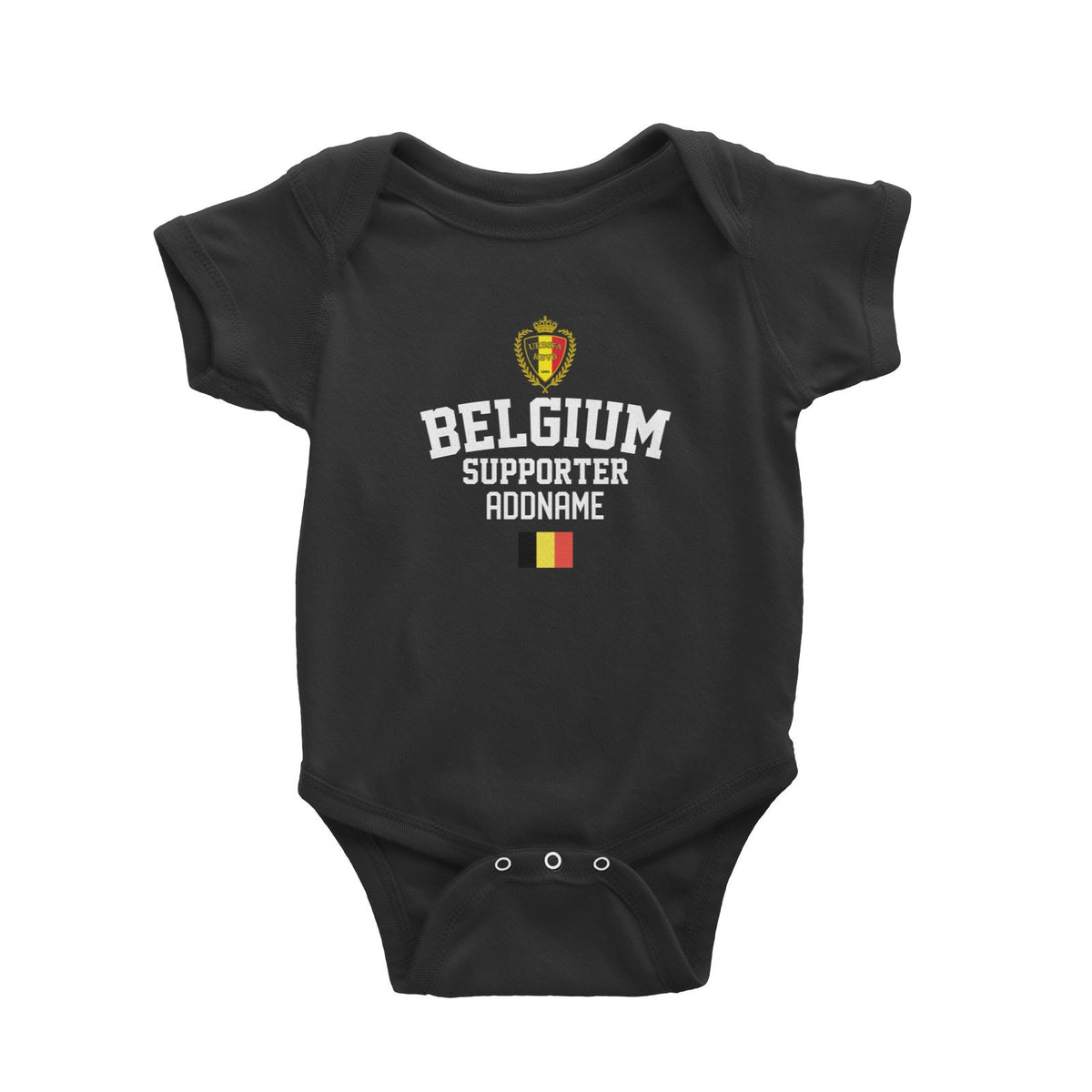 Belgium Supporter World Cup Addname Baby Romper