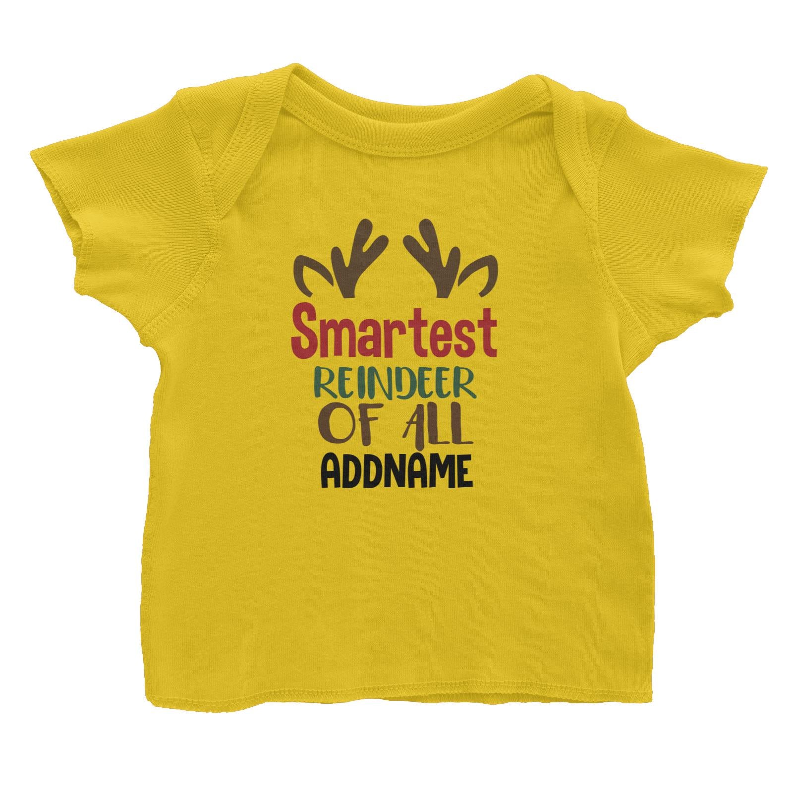 Xmas Smartest Reindeer of All Baby T-Shirt