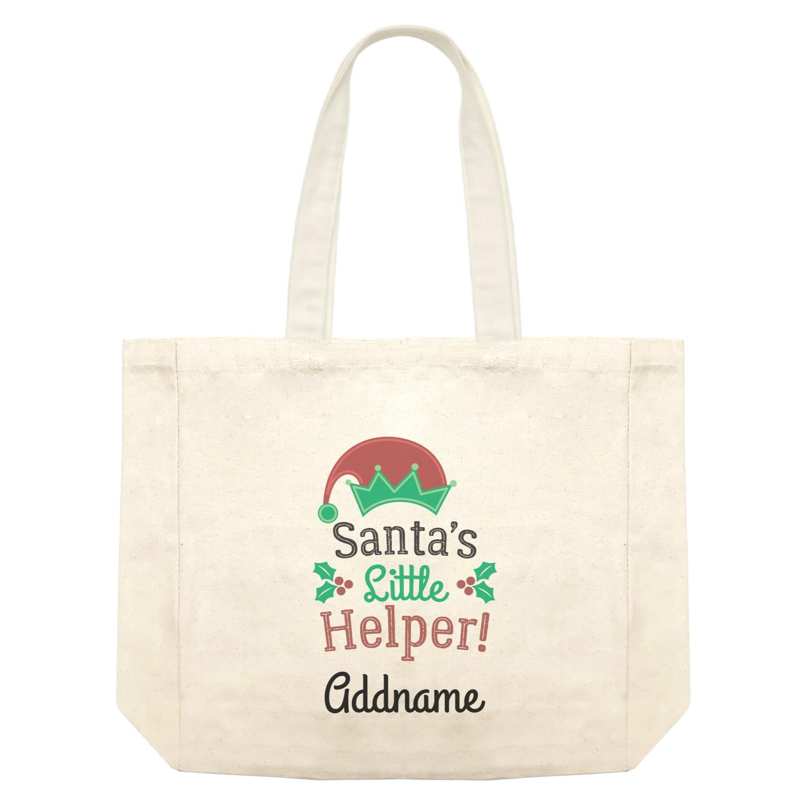 Christmas Series Santa's Little Helper Shopping Bag
