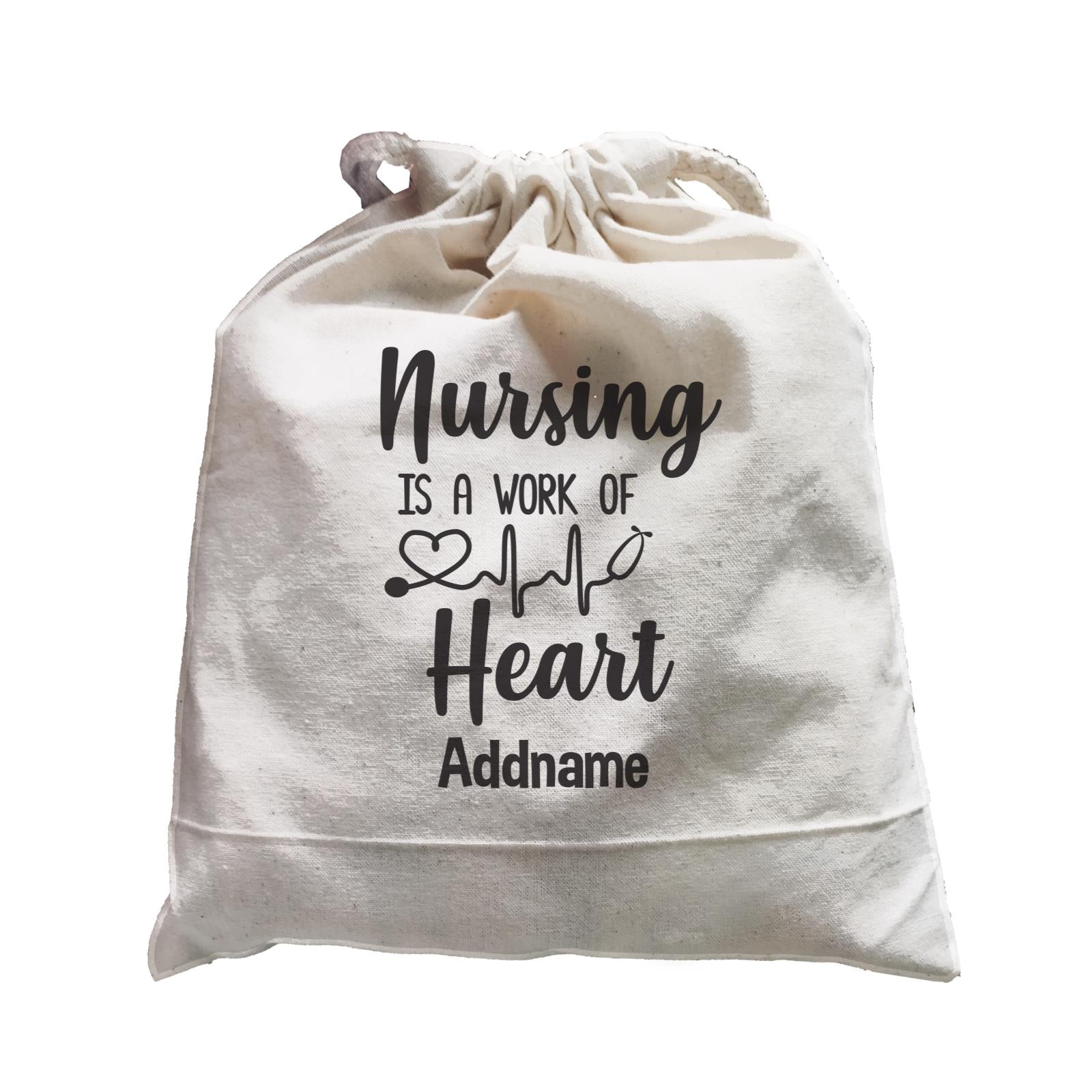 Nursing Is A Work of Heart Satchel