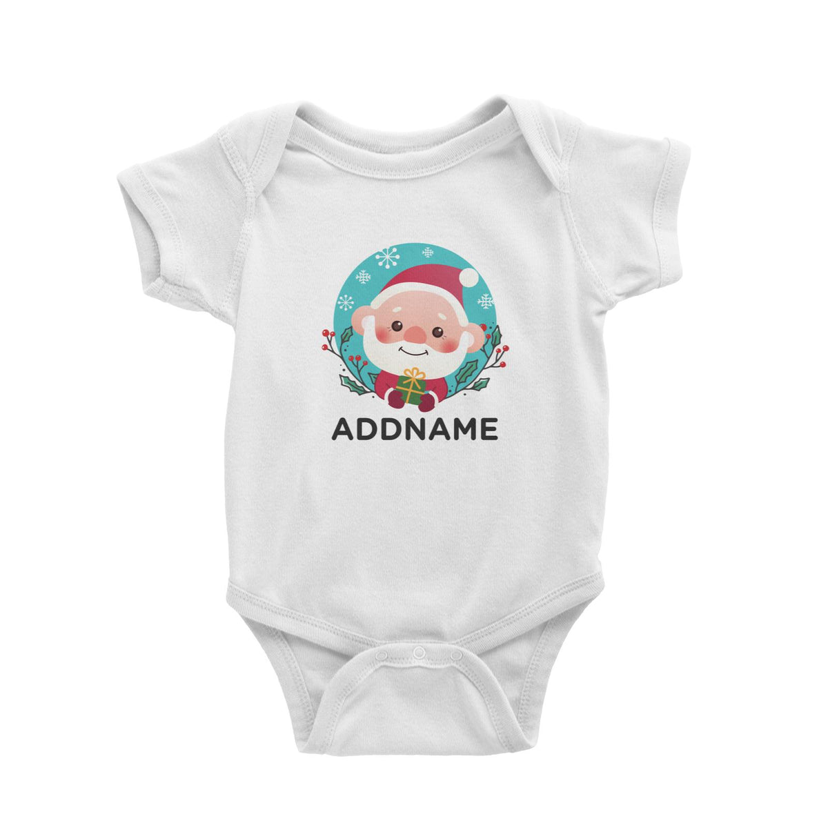 Christmas Cute Animal Series Cute Santa Baby Romper