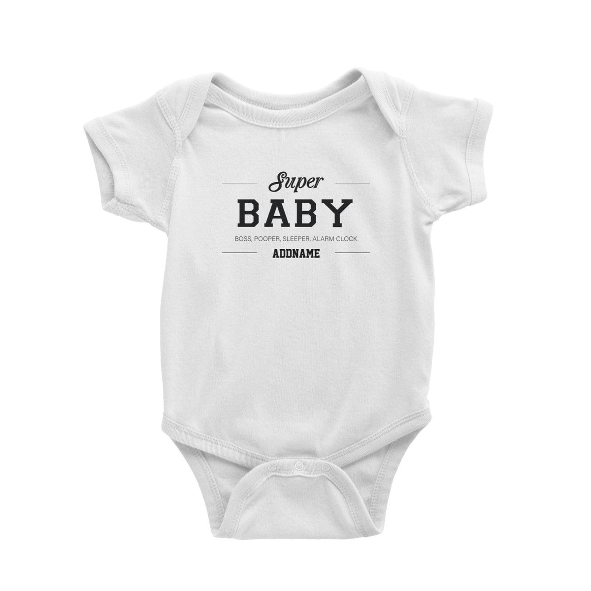 Super Definition Family Super Baby Addname Baby Romper