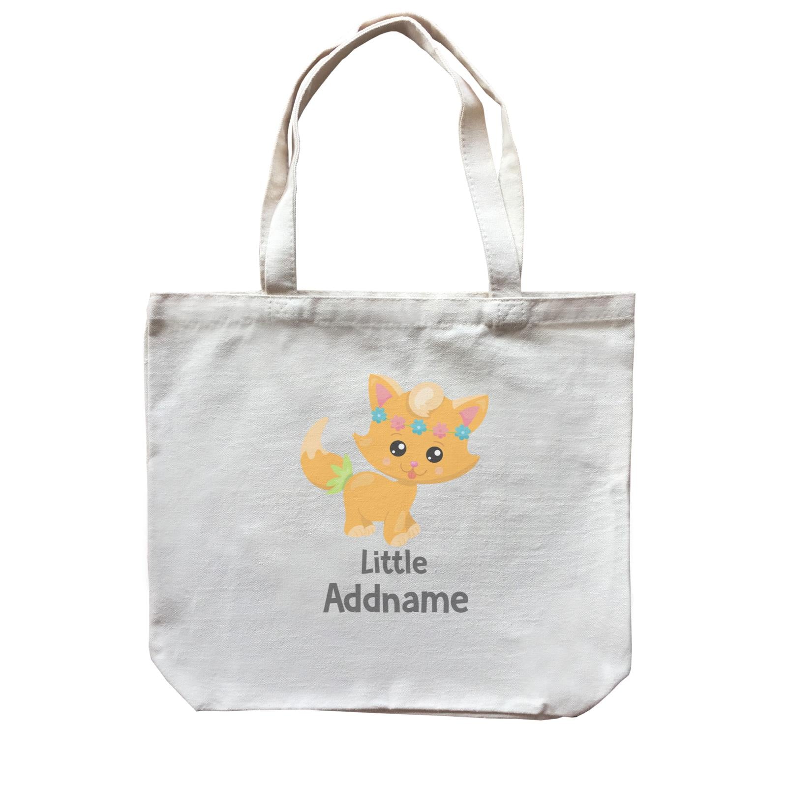 Spring Animals Cat Little Addanme Canvas Bag