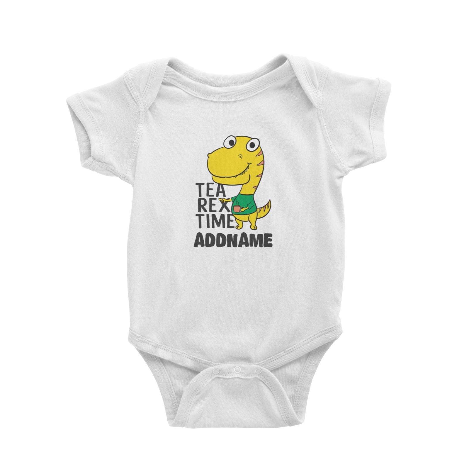 Super Cute Dinosaur Tea Rex Time Baby Romper