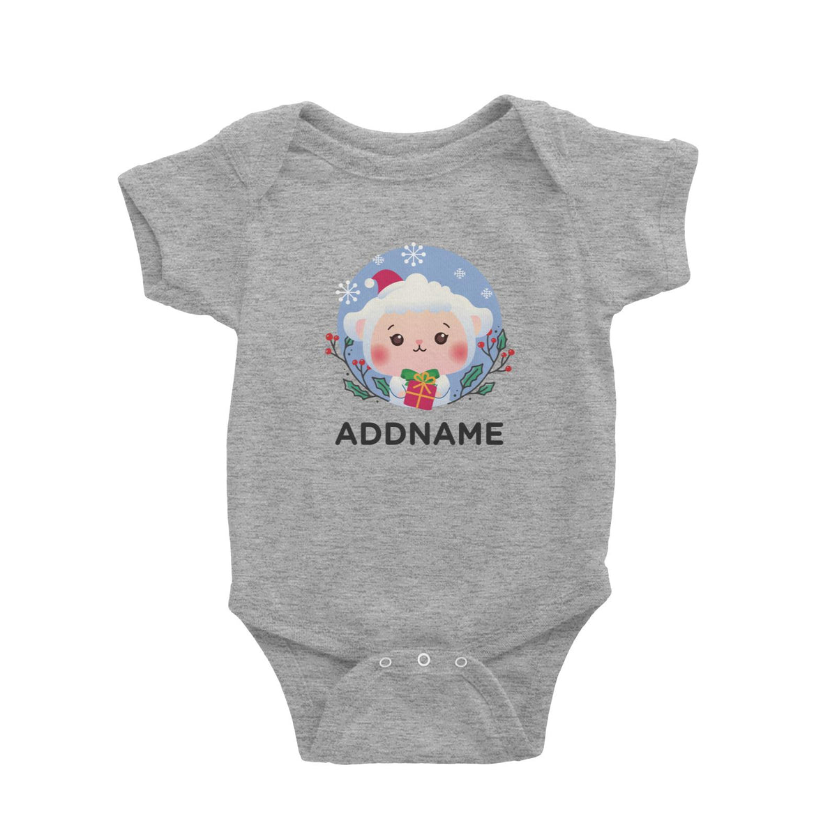 Christmas Cute Animal Series Cute Sheep Baby Romper
