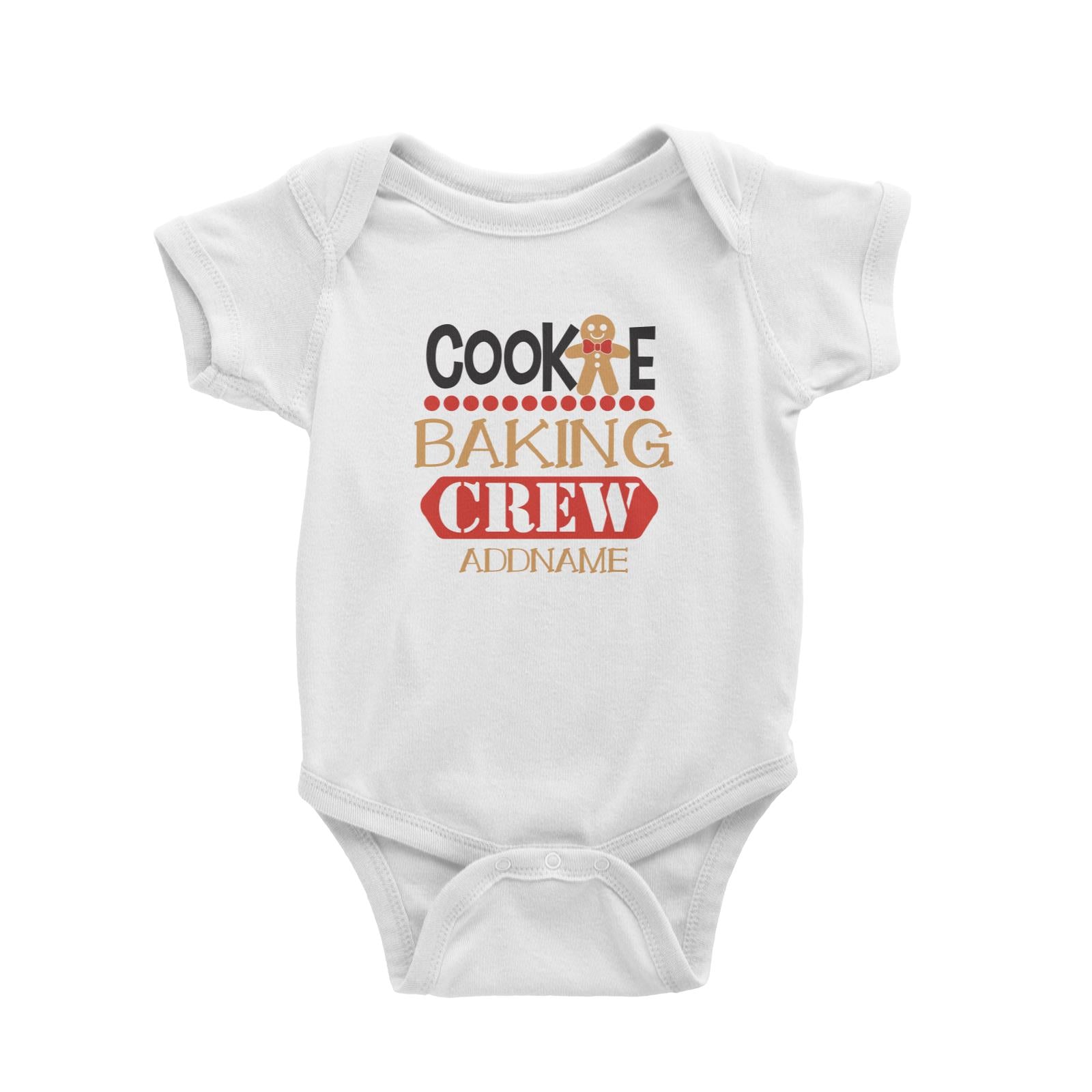 Xmas Cookie Baking Crew Baby Romper