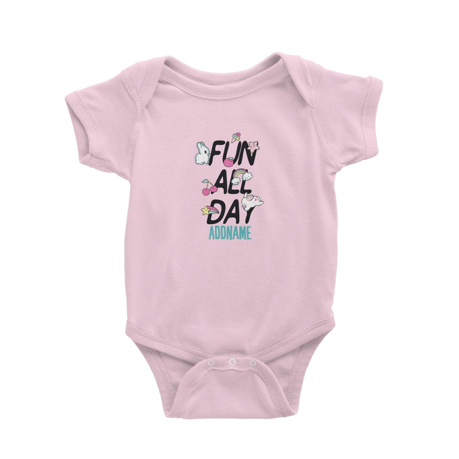 Cool Vibrant Series Fun All Day Addname Baby Romper