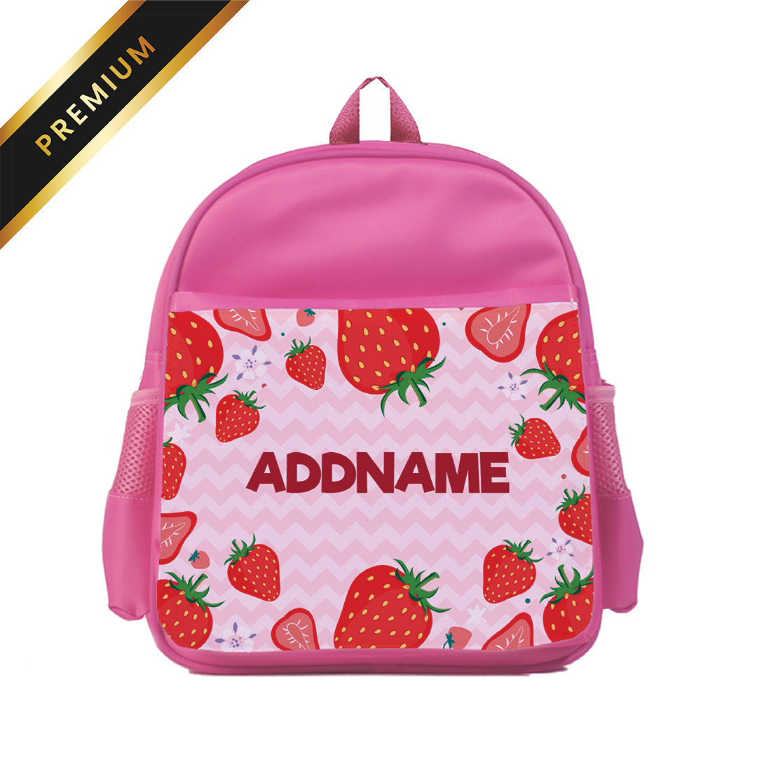Yummy Strawberry Pink Premium Kiddies Bag