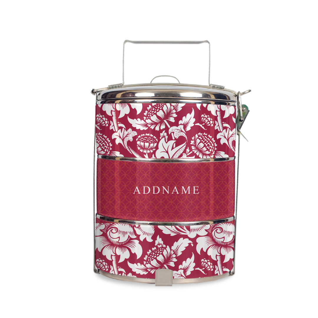 Limitless Opportunity Series - Red Half Lining Lunch Bag and Tiffin Carrier