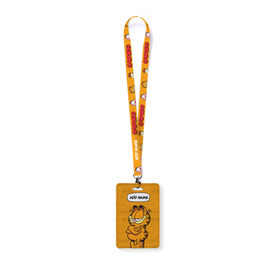 Garfield - Confident Garfield Lanyard with Cardholder