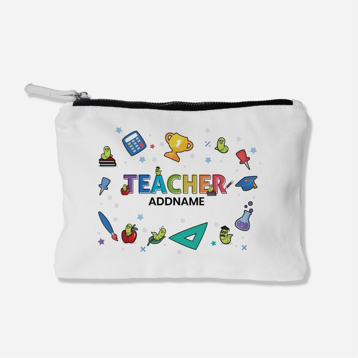 Teacher Addname - Zipper Pouch