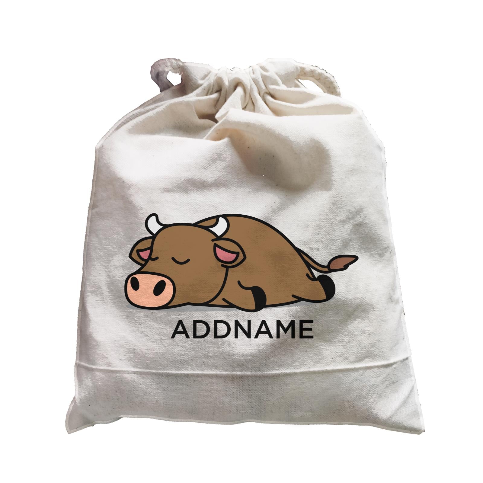 Lazy Cow Addname Satchel