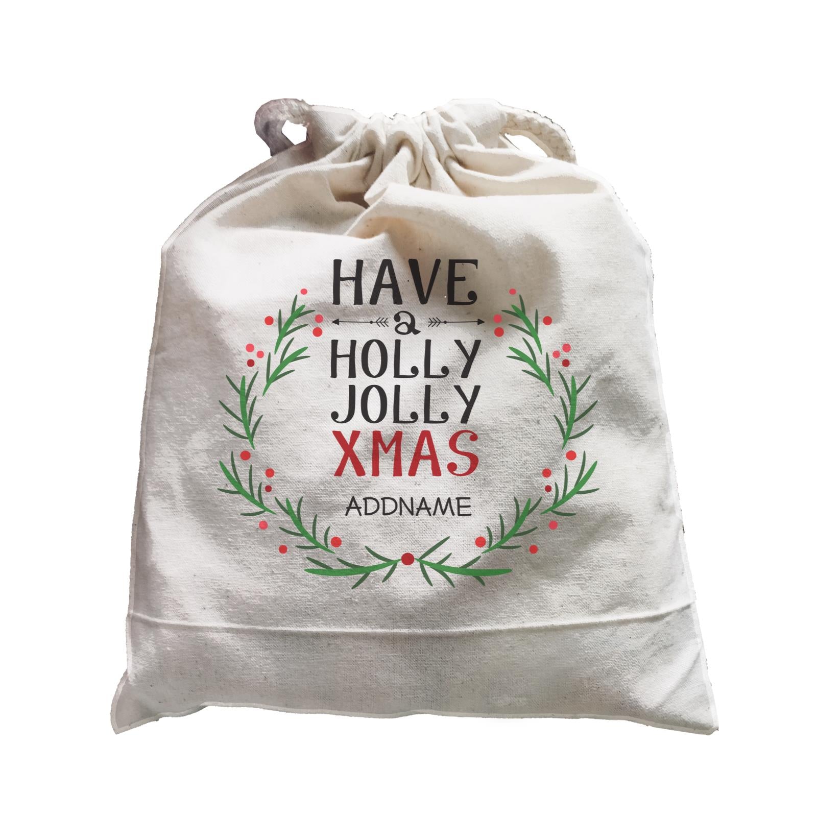 Xmas Have A Holly Jolly Xmas Satchel
