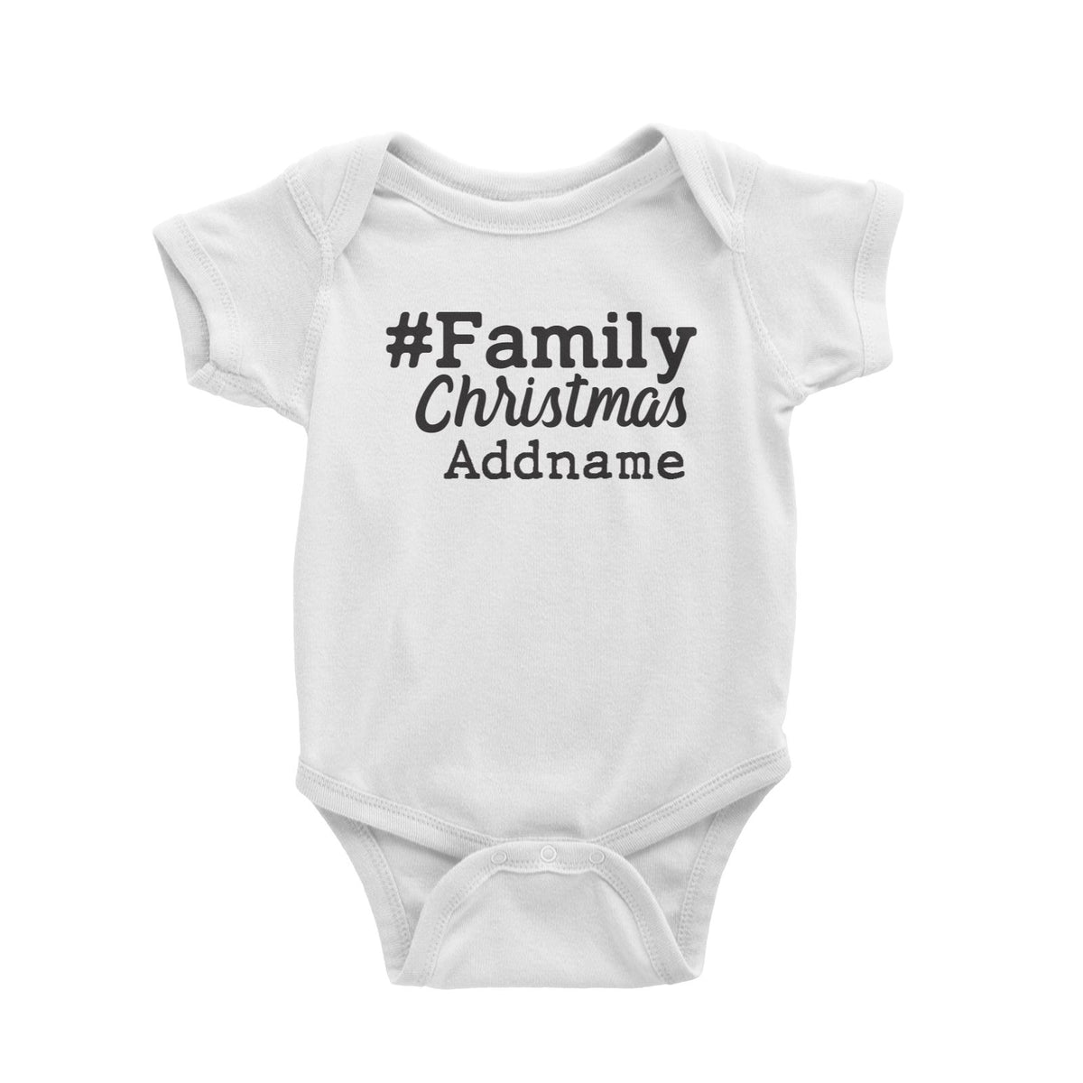 Christmas Series #Family Christmas Baby Romper