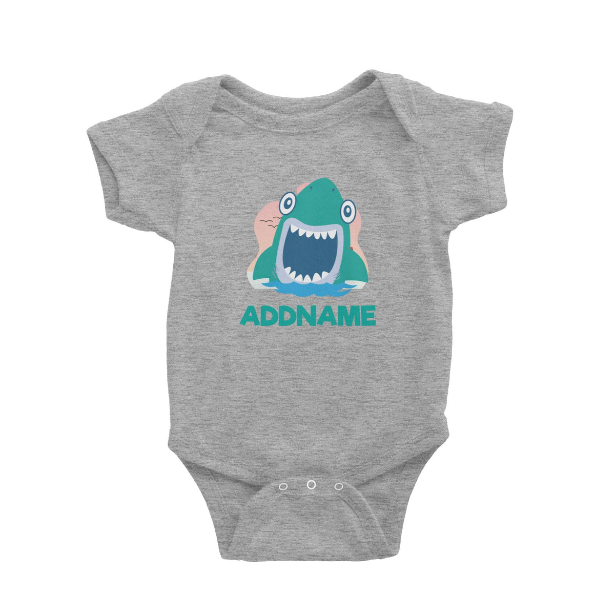 Cute Shark  Baby Romper