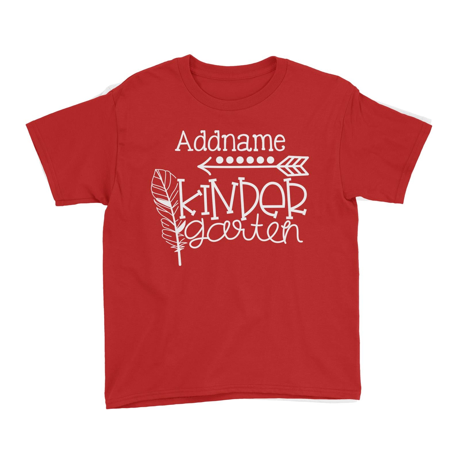 Graduation Series Second Grade with Feather Kid's T-Shirt