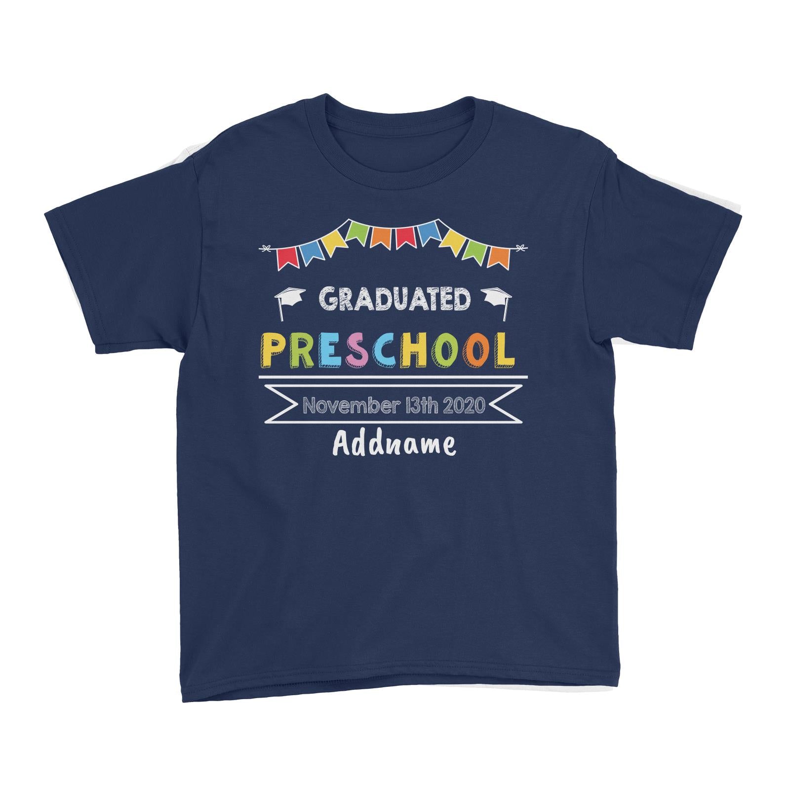 Graduation Series Colorful Graduated Pre-school Kid's T-Shirt