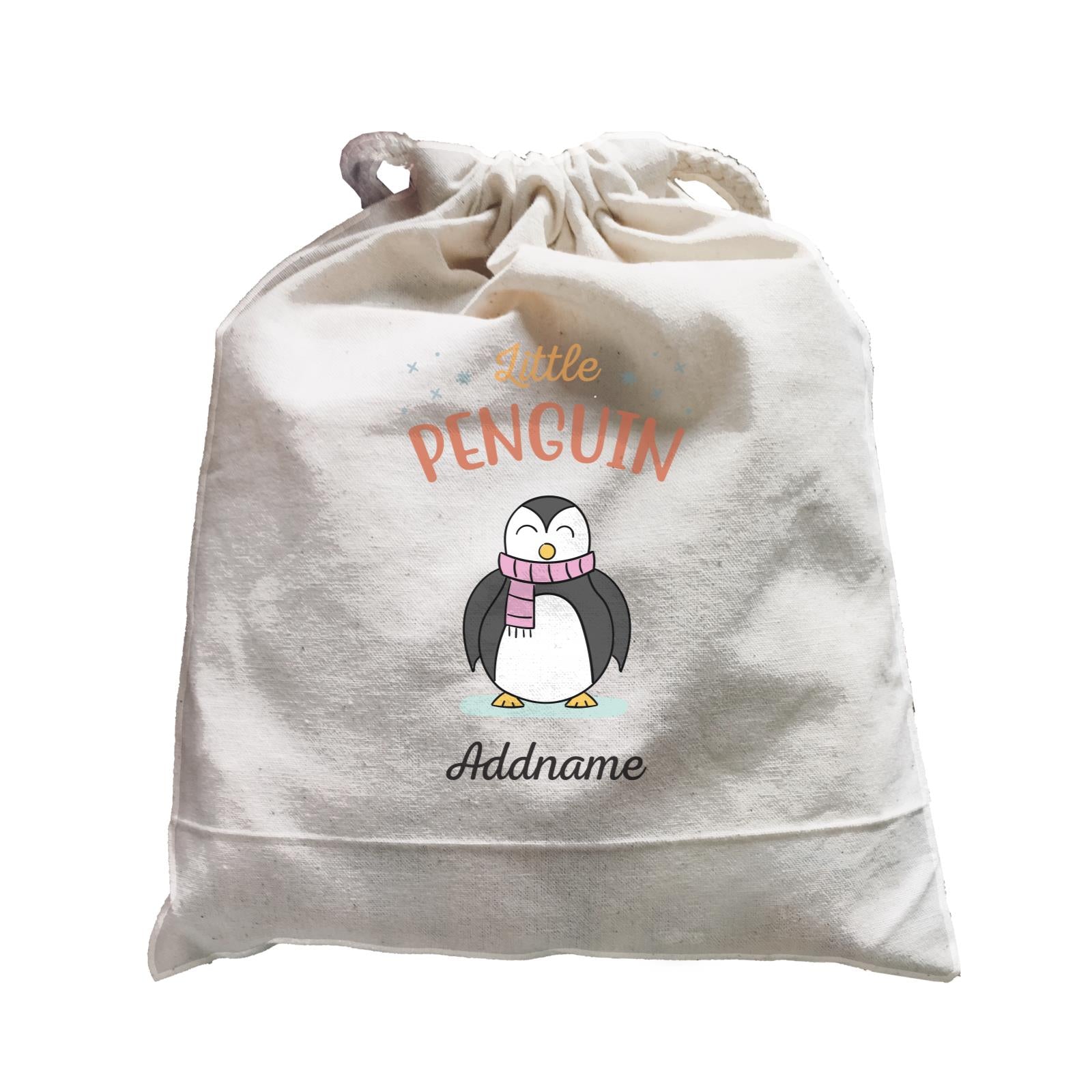 Penguin Family Little Penguin With Scarf Addname Satchel