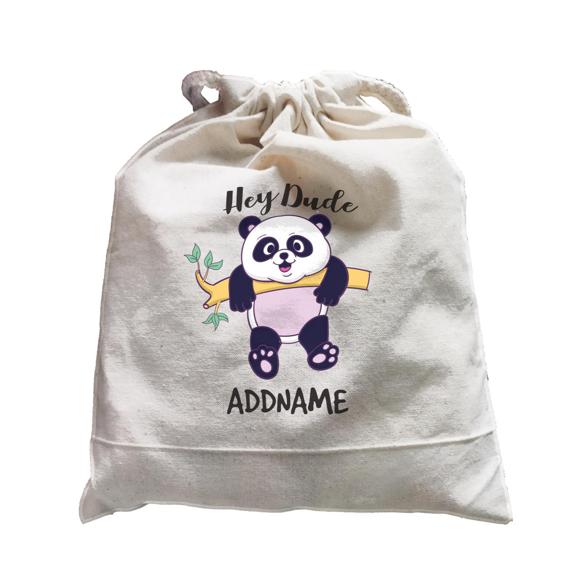 Cool Cute Animals Bear Hey Dude Panda Addname Satchel