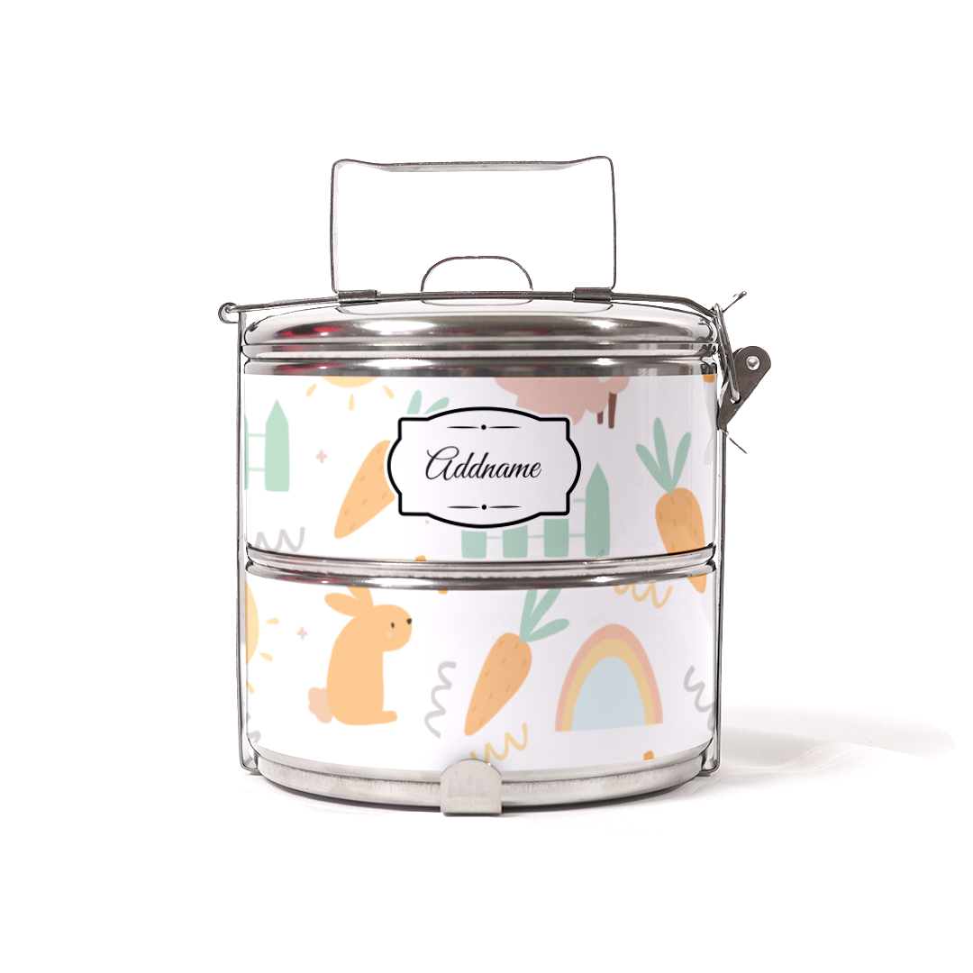 Cute Nature Two Tier Tiffin Carrier