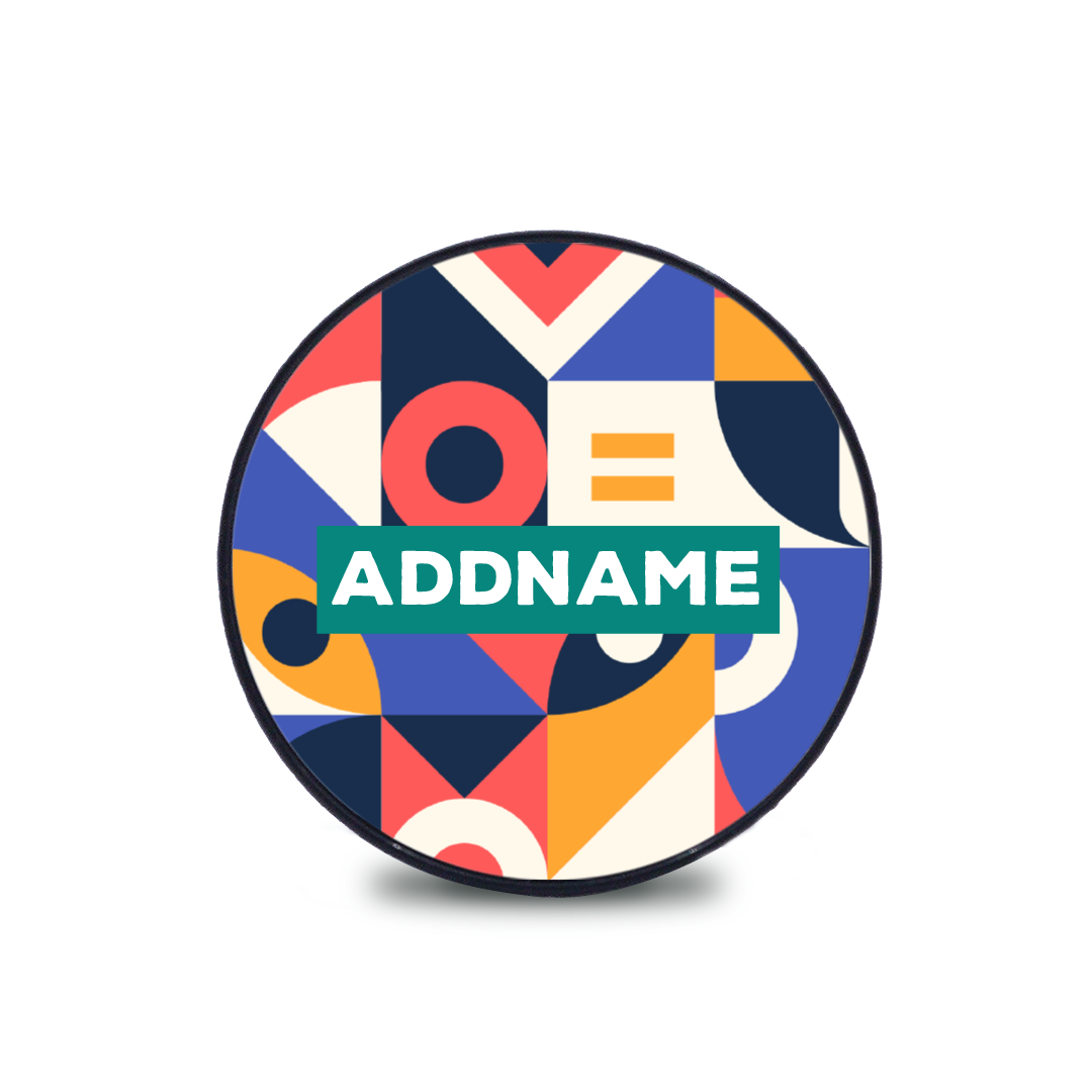 Vibrant Geometric Phone Holder