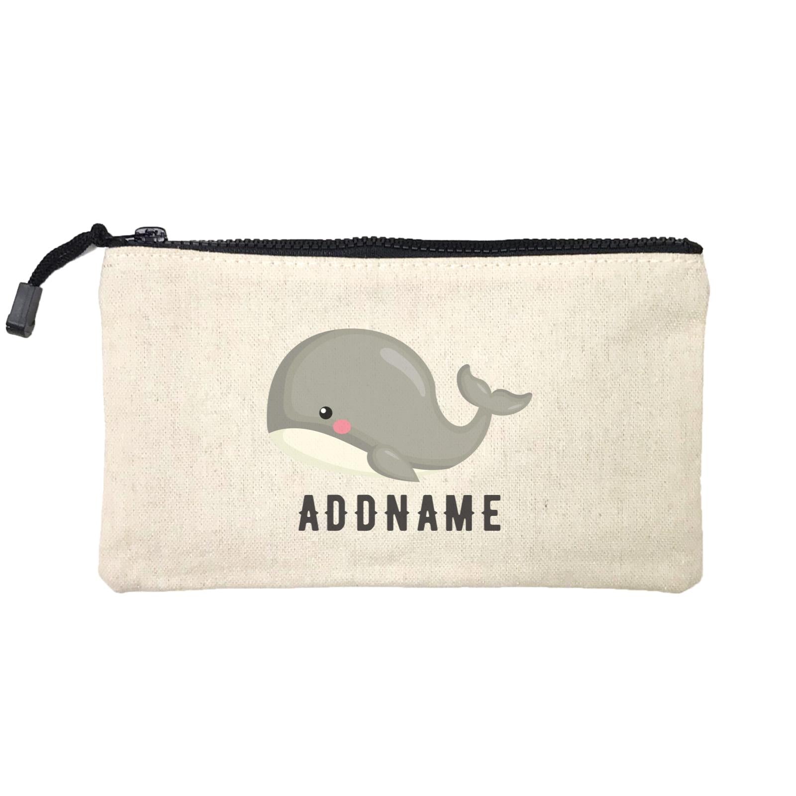 Birthday Sailor Baby Whale Addname Mini Accessories Stationery Pouch
