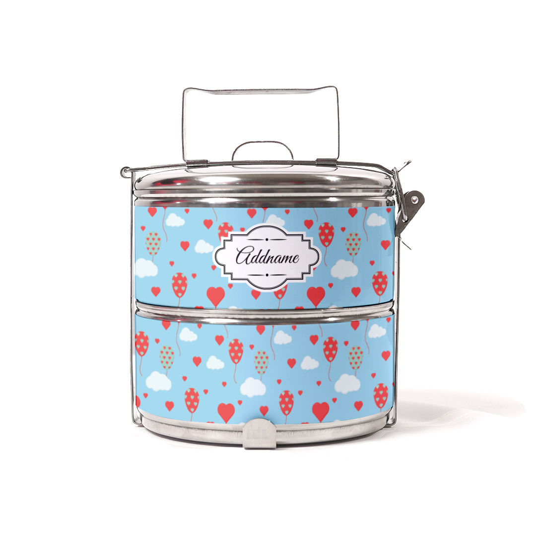Love Balloon Two Tier Tiffin Carrier
