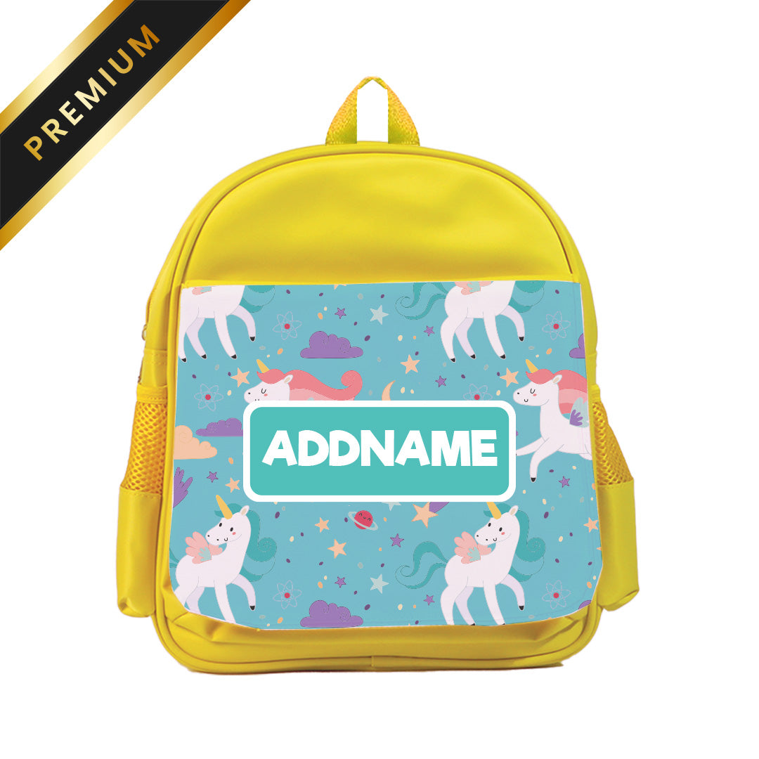 Fabulous Unicorn Yellow Premium Kiddies Bag