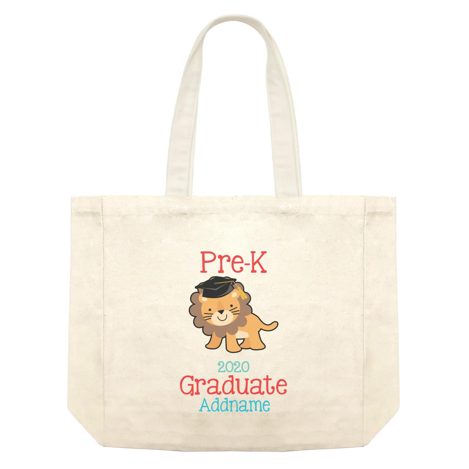 Graduation Series Graduation Lion Pre-K Shopping Bag