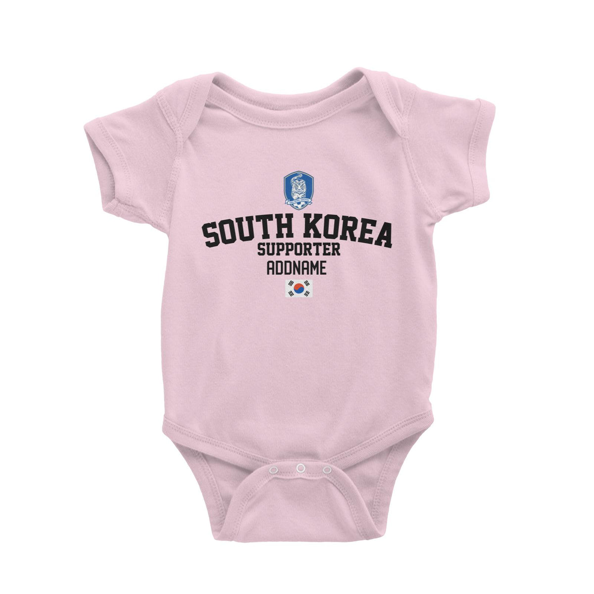 South Korea Supporter World Cup Addname Baby Romper