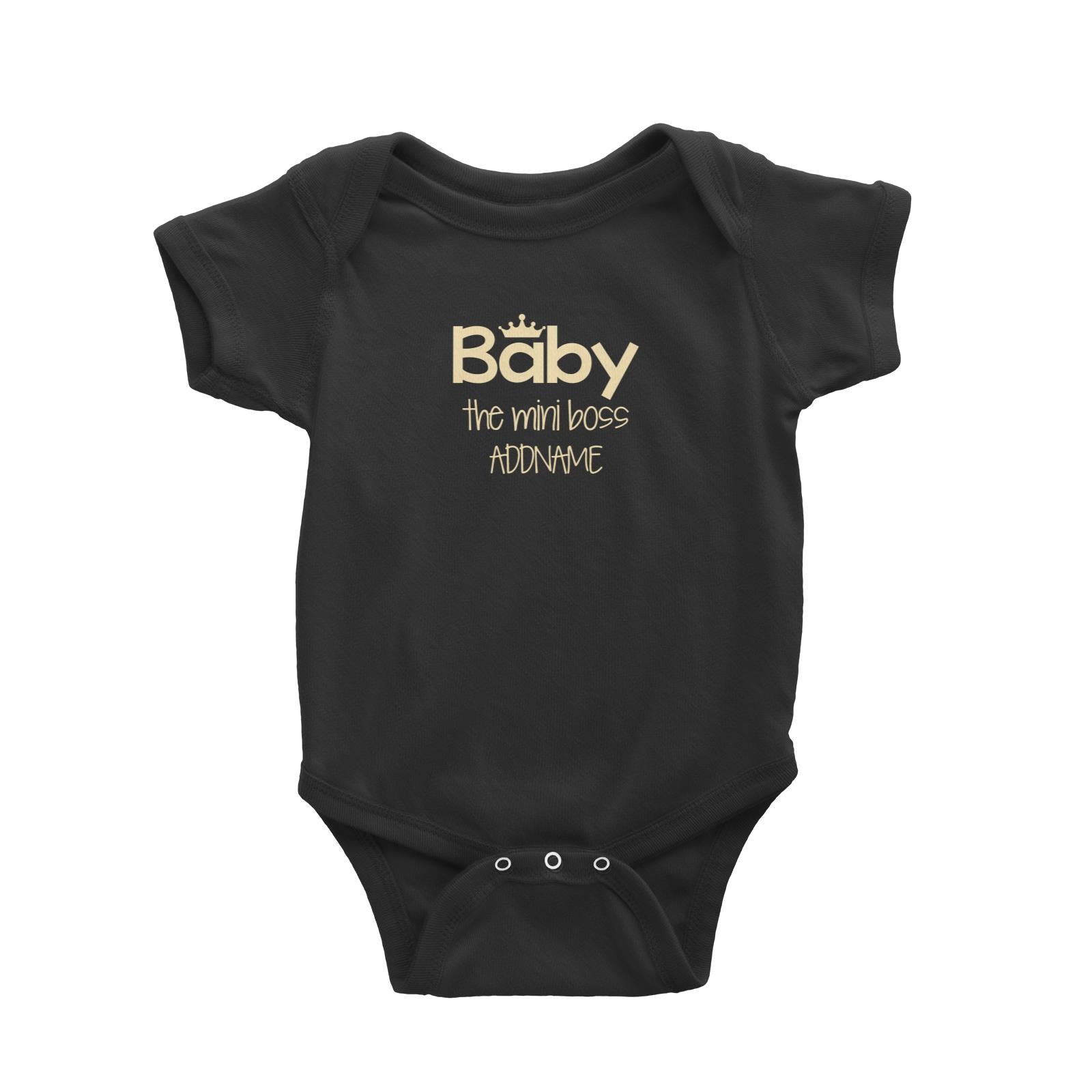 Baby with Crown The Mini Boss Baby Romper