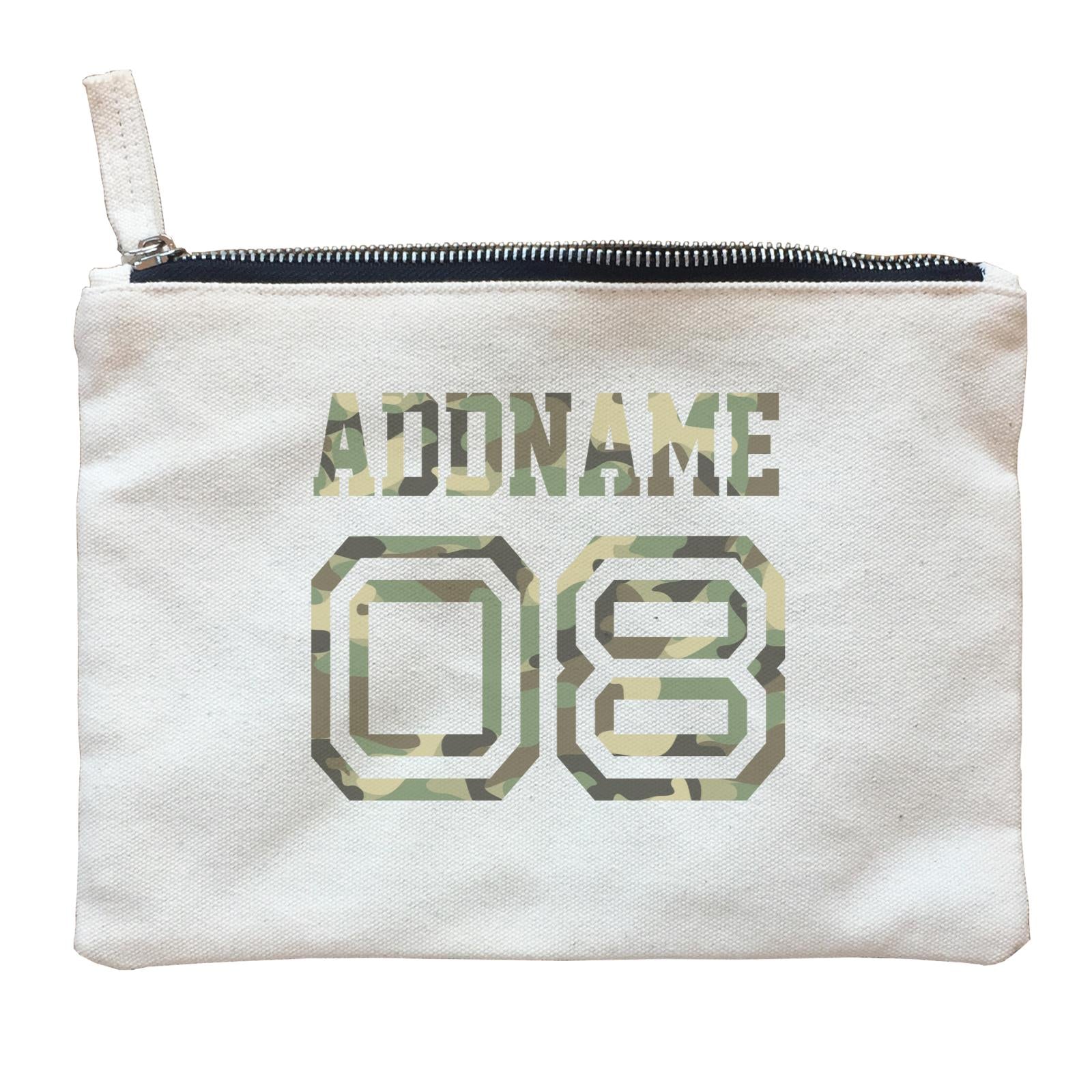 Camo Name Number Family Addname Accessories Zipper Pouch