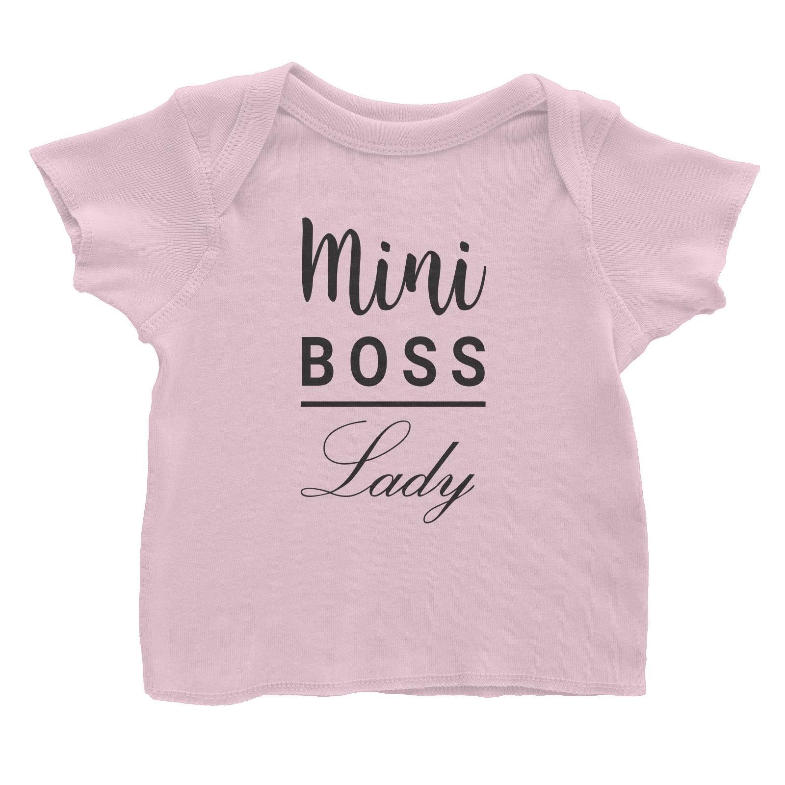 Mini Boss Lady Baby T-Shirt  Matching Family