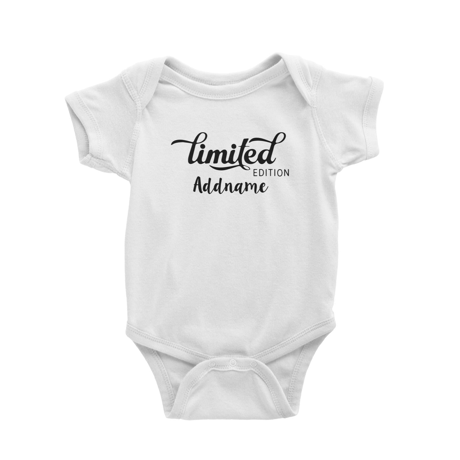Limited Edition White Baby Romper
