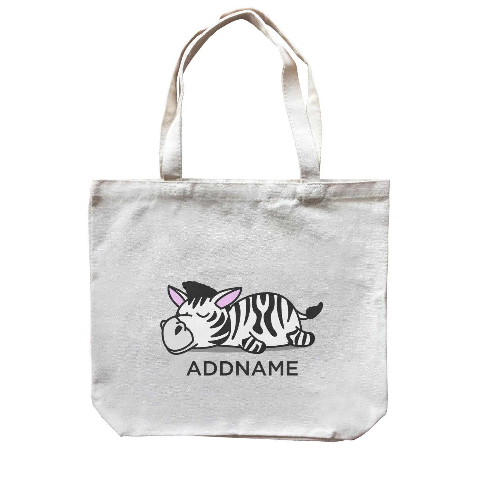 Lazy Zebra Addname Canvas Bag
