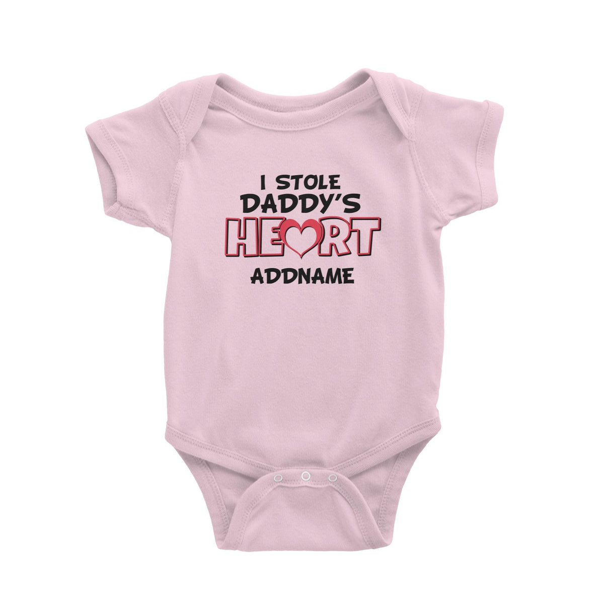 I Stole Daddys heart Baby Romper