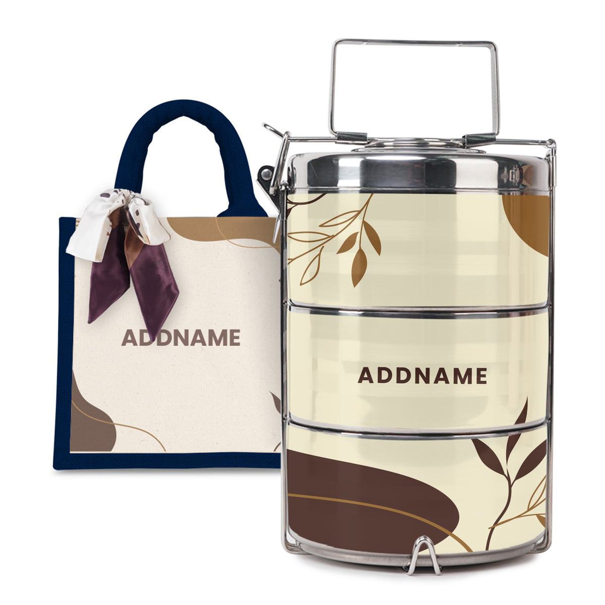 Charlotte Series - Mocha Tiffin Carrier