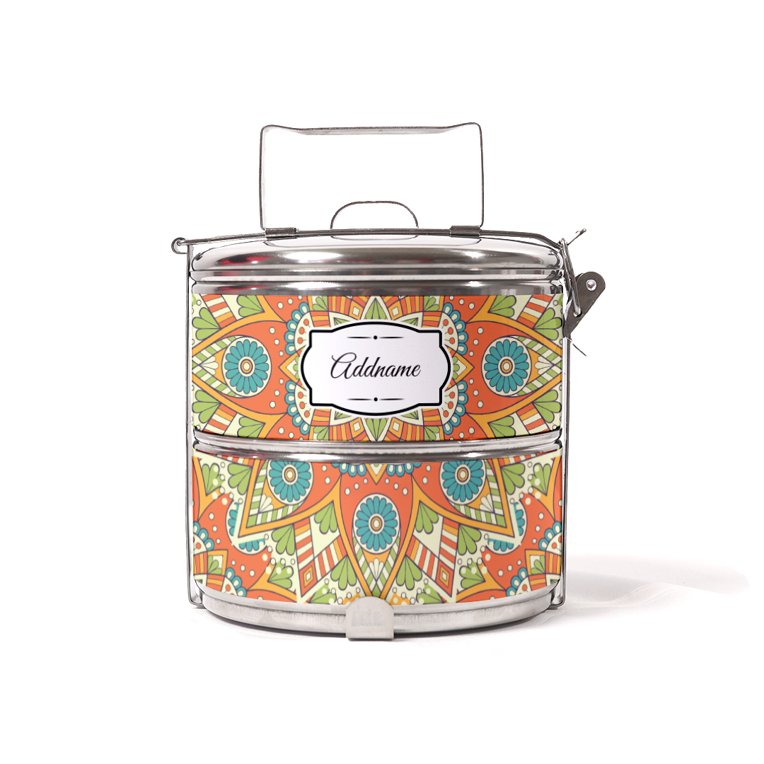 Arabsque Mandarin Two-Tier Tiffin Carrier