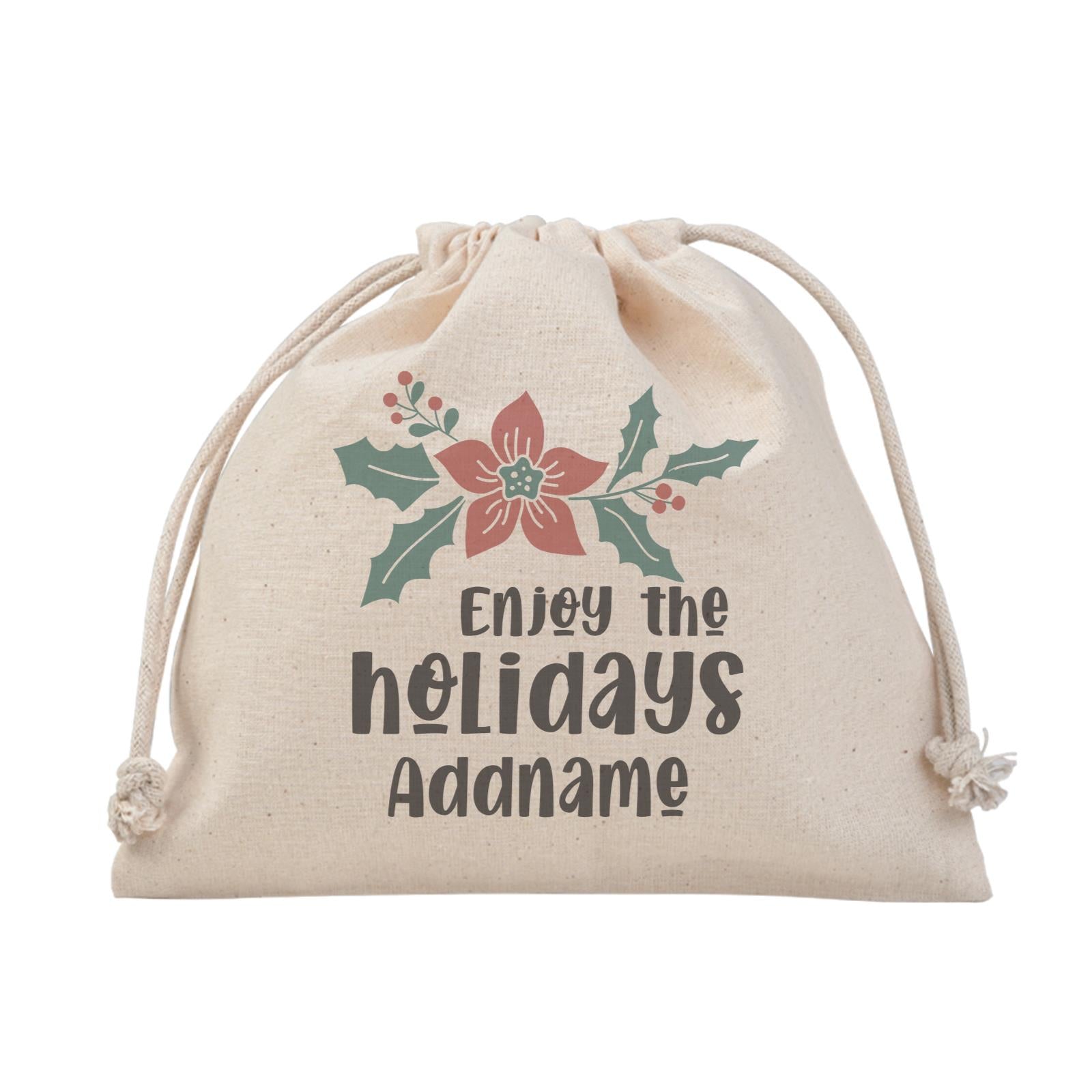 Christmas Series Holly Enjoy The Holidays Satchel