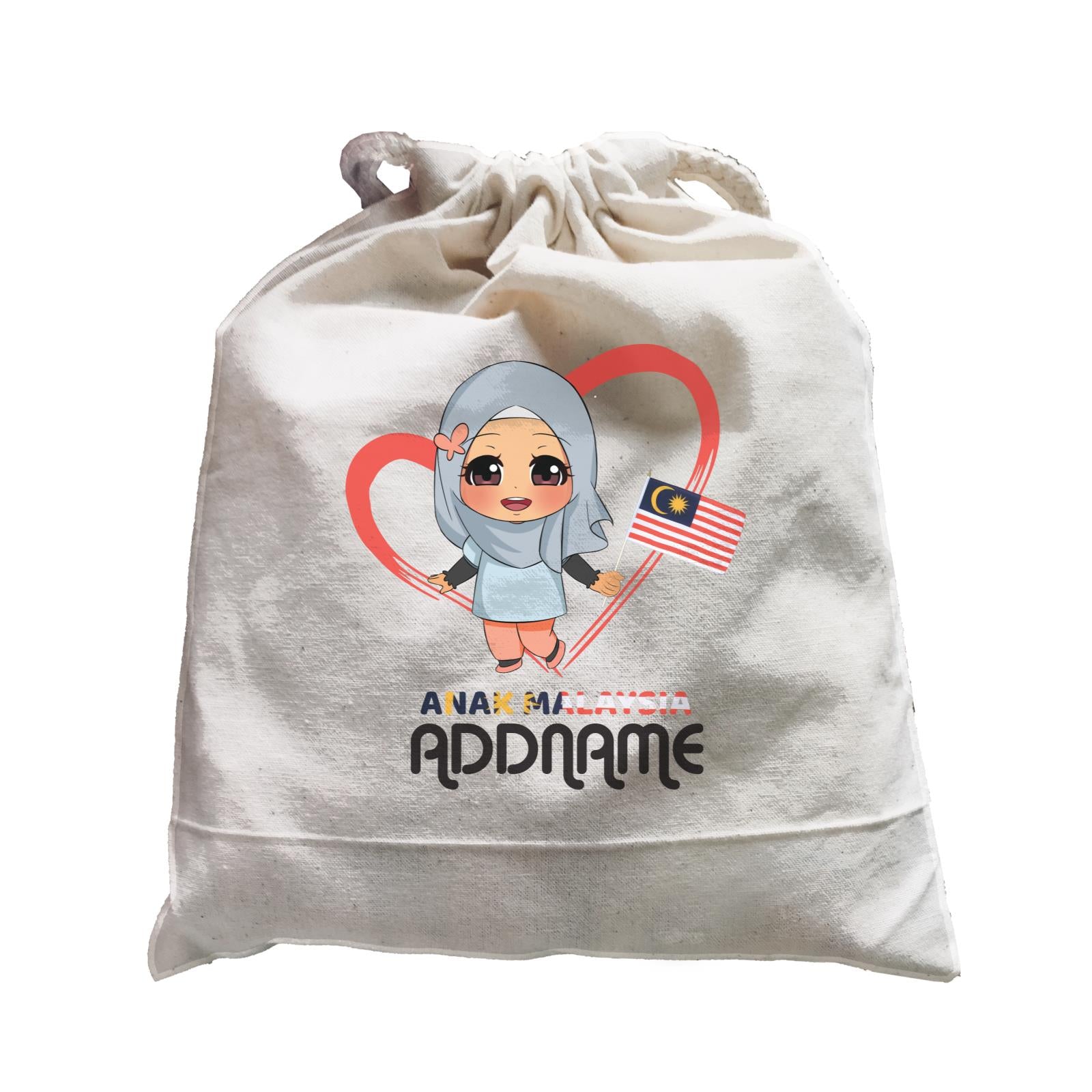 Merdeka Series Anak Malaysia Love Malay Girl Addname Satchel