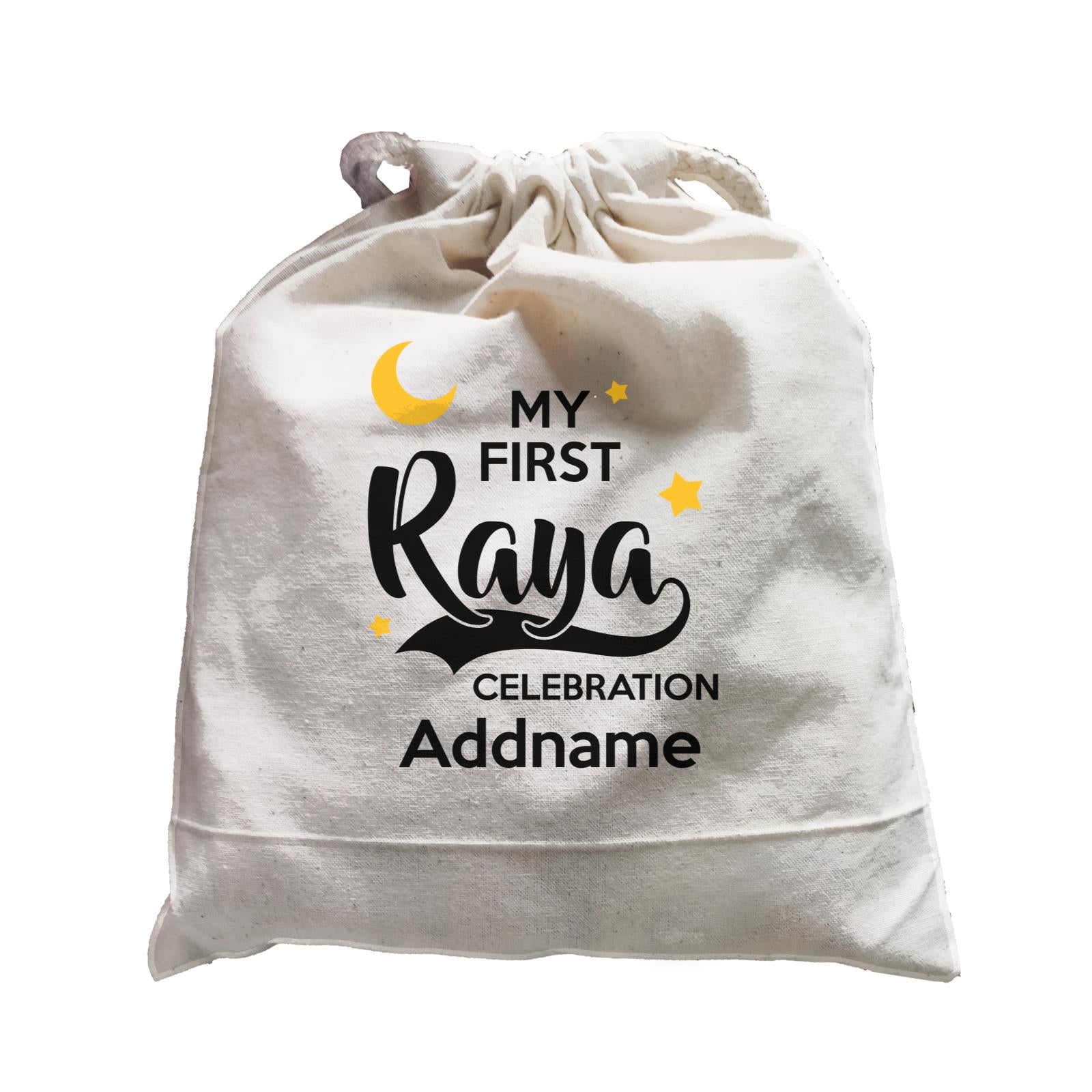 Raya Typography My First Raya Celebration Addname Accessories Satchel