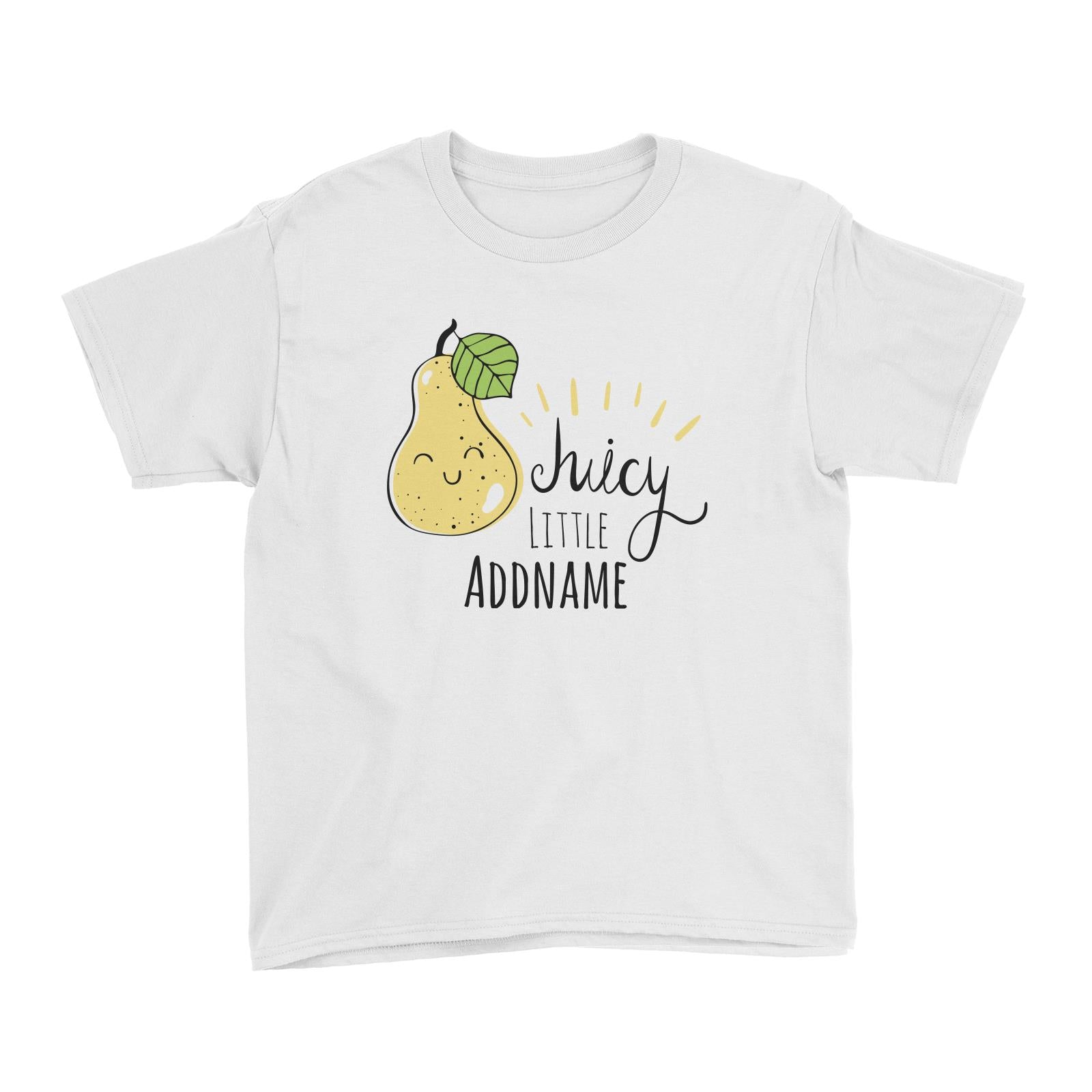 Drawn Sweet Snacks Juicy Little Pear Addname Kid's T-Shirt