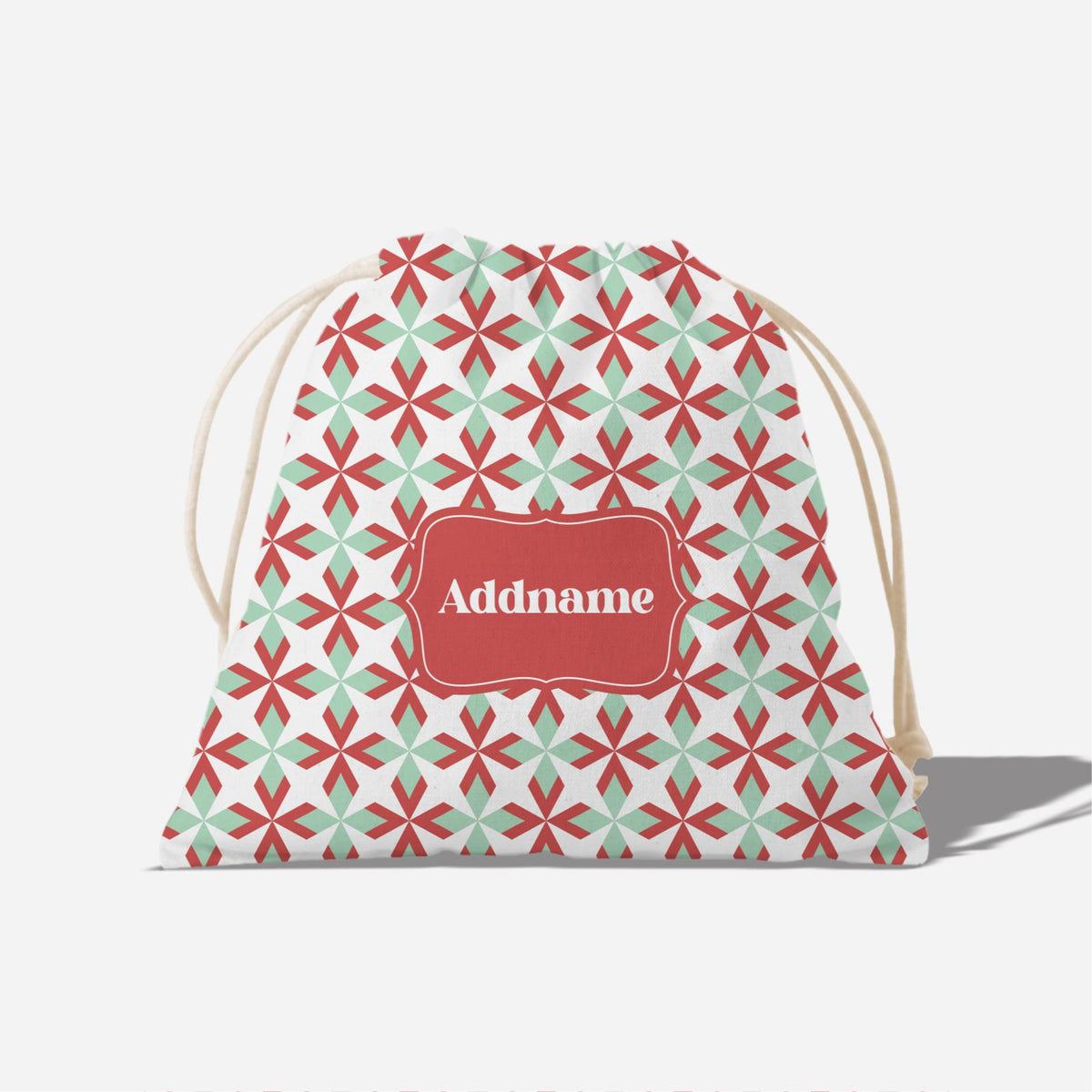 Ixora Series Full Print Satchel - Red