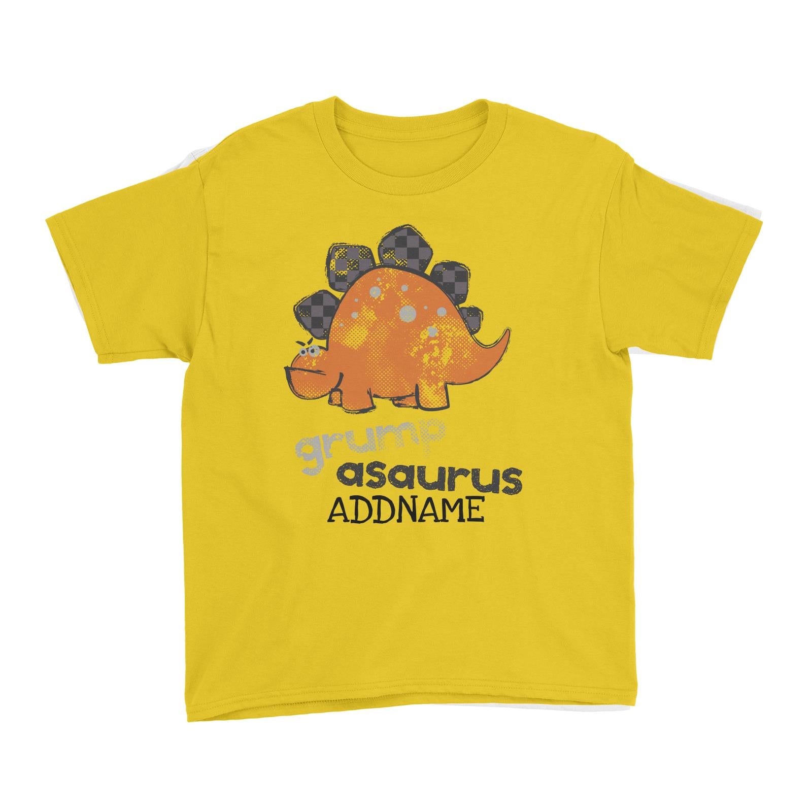 Grumpasaurus Dinosaur Addname Kid's T-Shirt